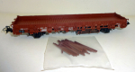 Trix H0 21530-3 Rungenwagen Rlmms 58 der DB / Epoche III 