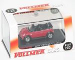 Vollmer Cars H0 1623 Mini Cooper S Cabrio rot 