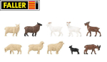 Faller H0 151921 Schafe und Ziegen 