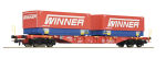 Roco H0 75893 Containertragwagen Bauart Sgns WINNER der DB AG 