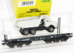 Trix H0 24403-2 Schwerlastwagen der DB beladen mit LKW 