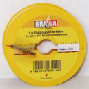 Brawa 3214 Bandkabel 0,25mm² zweiadrig 5m-Ring rot/blau (1m - 1,30 €) 