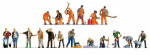 NOCH H0 16111 Figuren XL-Set “Bei der Arbeit” (18 Figuren)
