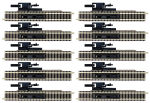 Fleischmann N 9114-S Hand-Entkupplungsgleis 111 mm (10 Stück) 