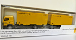 AWM 1:87 MB 1831 LKW mit Anhänger Deutsche Post A822