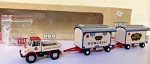 BUB 1:87 05777 Unimog U406 + 2 Wohnanhänger Circus Roncalli A907