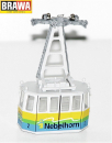 Brawa H0 6340.99.02 Gondel 2 beleuchtet für Nebelhornbahn 