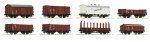 Roco H0 67127 Güterwagen-Set der DR 8-teilig 