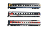 Roco H0 74021 EuroCity-Wagen-Set EC 7 "Hamburg–Chur" der SBB 1:87