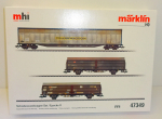 Märklin H0 47349 Leerkarton von einem Schiebewandwagen-Set der DB AG 