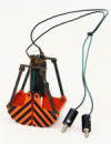 Wiad H0 308 elektrische Baggerschaufel orange schwarz für Drehkran 