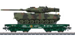 Märklin H0 48870 Schwerlastwagen Rlmmps mit Panzer Leopard 2A6 der DB 