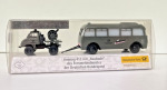 Brekina 1:87 018084 Unimog 411 mit Baubude DBP A871