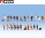 NOCH H0 16101 Figuren-XL-Set „Reisende“ 24 Figuren 