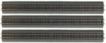 Roco H0 42506-S Gerades Gleis G4 mit Bettung, Länge 920 mm (3 Stück) 