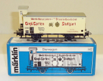 Märklin H0 4677 Bierwagen mit Bremserhaus "Engl. Garten Stuttgart" 