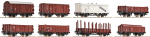 Roco H0 44002 Güterwagen-Set der DB 8-teilig 
