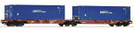 Roco H0 76634 Container-Doppeltragwagen "UNIT 45" der GYSEV CARGO