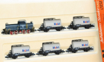 Arnold N 0151 Industrie-Garnitur mit Diesellok MaK 600 D + 5 Kesselwagen