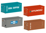 Märklin H0 76553 Container-Set 20ft. 4-teilig - Neuheit 2024