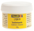 Faller 170919 Naturstein, Steinpaste dunkelweiß 100 g (1kg - 64,90€) 