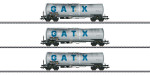Märklin H0 26077-2 Kesselwagen-Set gealtert "Bauart Zans" der GATX Rail 