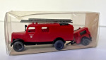 Wiking 1:87 22863 Opel Blitz 39-LF 8 Feuerwehr mit Anhänger A1041