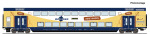 Roco H0 6220107 Doppelstockwagen der metronom "AC für Märklin + LED-Innenbeleuchtung" - Neuheit 2024