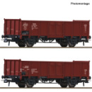 Roco H0 6600058 2-tlg. Set Offene Güterwagen der  PKP - Neuheit 2024
