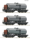 Roco H0 6600062 3-tlg. Set Kesselwagen der DRG - Winterneuheit 2025