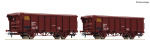 Roco H0 6600082 2-tlg. Set Rolldachwagen der  FS - Neuheit 2024