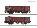 Roco H0 6600194 2-tlg. Set: Offene Güterwagen der DR - Neuheit 2025